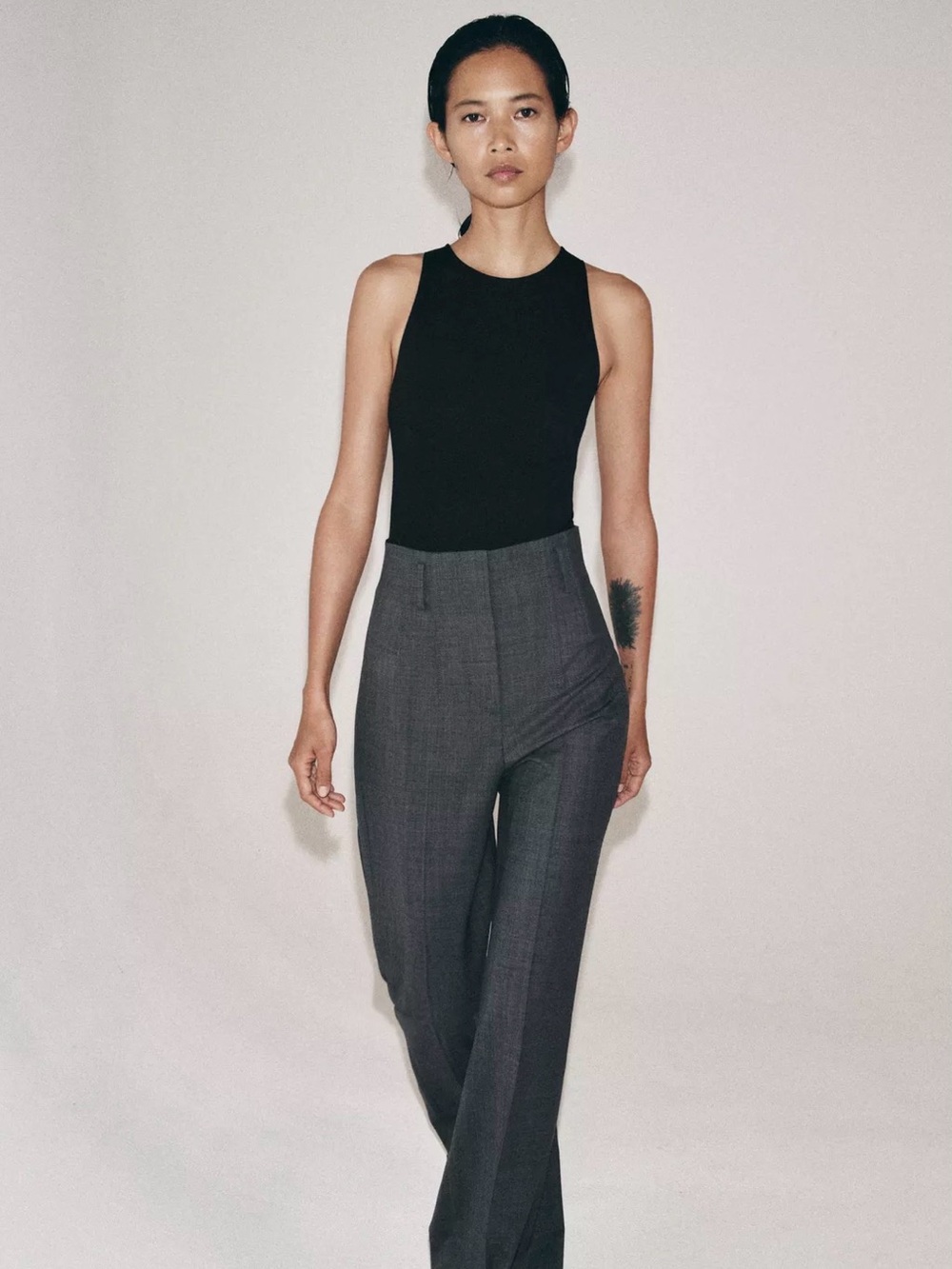 Zara - HALTER NECK BODYSUIT Black - Picture 1 of 6